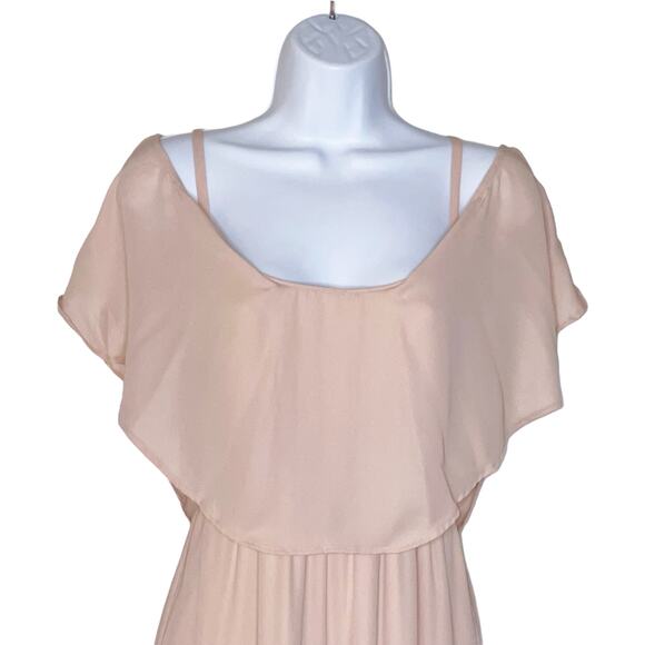 Show Me Your MuMu Caitlin Ruffle Maxi Dress S NWOT - Picture 6 of 12